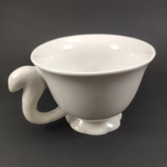 Hidden Mouse Mug IMM Living Ceramic Vintage White Cup Mug 3.5" signed - Picture 5 of 11